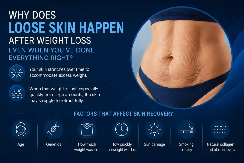 Why Does Loose Skin Happen After Weight Loss Even When You’ve Done Everything Right Burgess Hill?