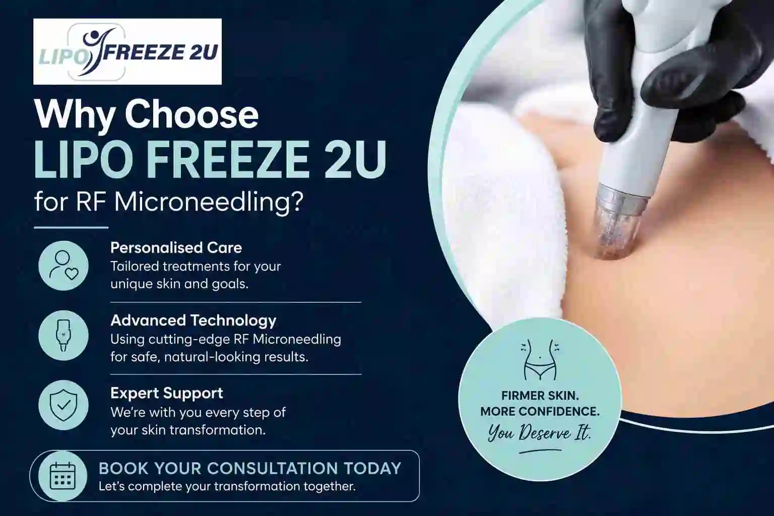 Why Choose LIPO FREEZE 2U for RF Microneedling Burgess Hill?